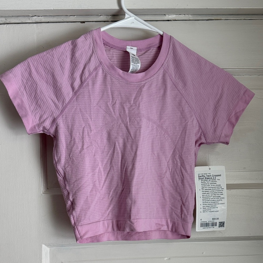 Lululemon Pink Short Sleeve Top